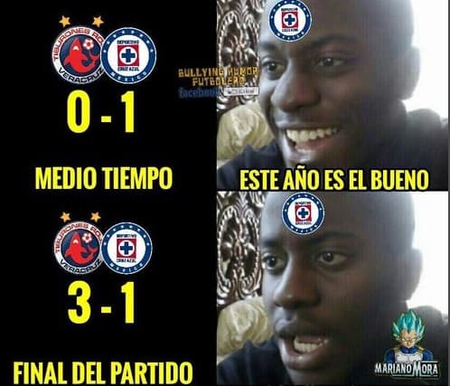 La jornada 12 recién comienza y los memes ya se burlan de Cruz Azul.