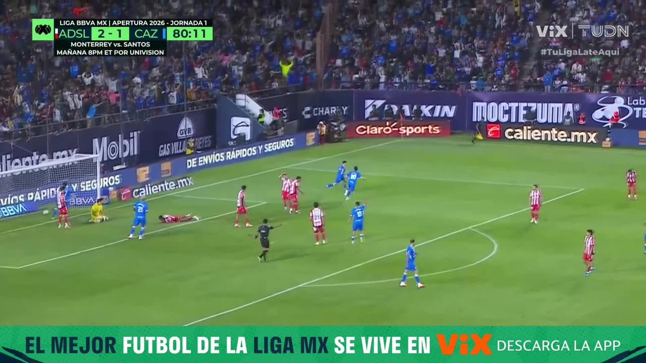 ¡Sí, sí! ¡Lo empató el Cruz Azul con golazo!