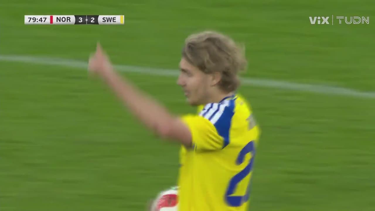 ¡Había sido un golazo! Anulan espectacular cabezazo de Suecia