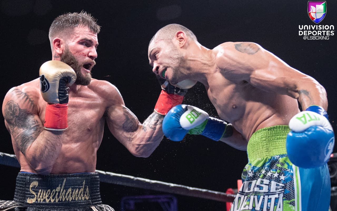 En una pelea emocionante, Caleb Plant logró despojar a José Uzcátegui de su cetro supermedio de la FIB en Los Ángeles tras noquear en dos ocasiones al entonces campeón venezolano.