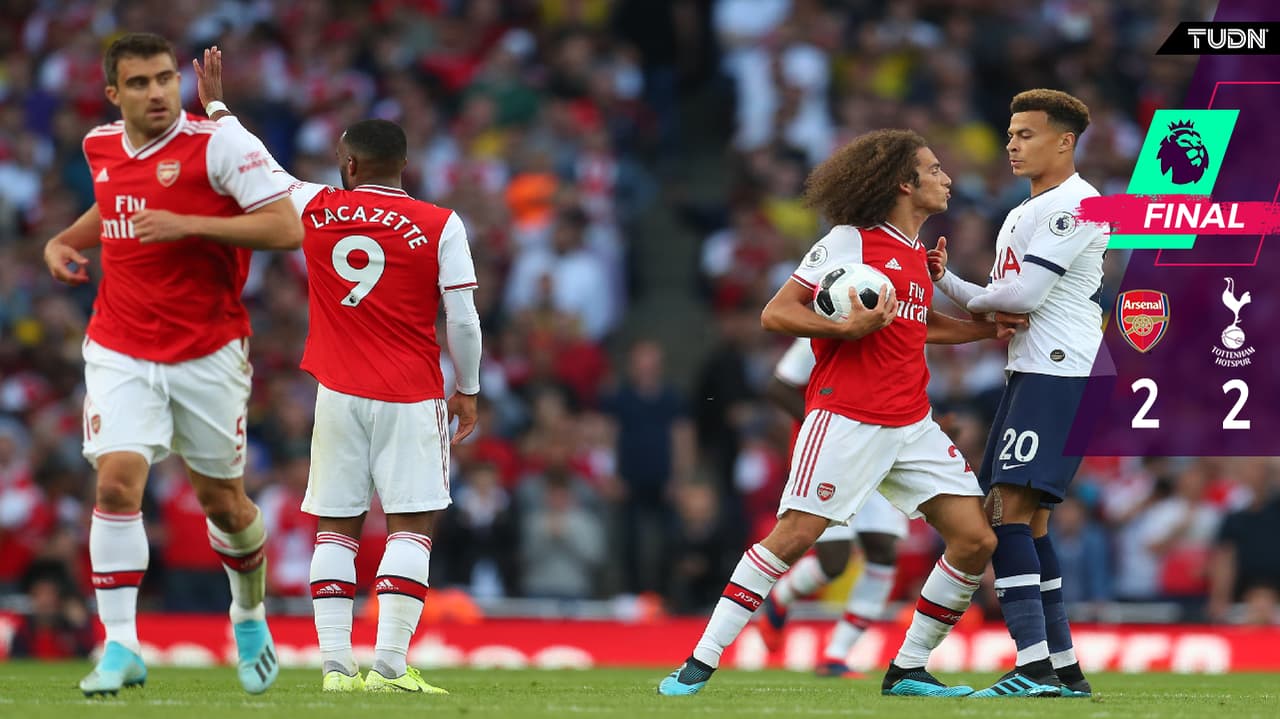 Arsenal y Tottenham dividen puntos en derbi del norte