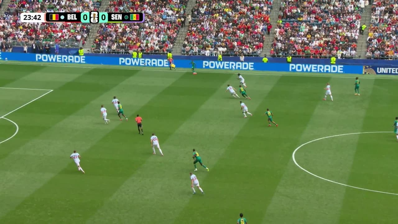¡GOL!  anota para Senegal. Habib Diarra