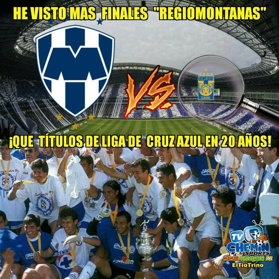 Tigres y Monterrey empataron a 1 gol en el Juego de Ida de la Gran Final del Apertura 2017 y los memes no se hicieron esperar.