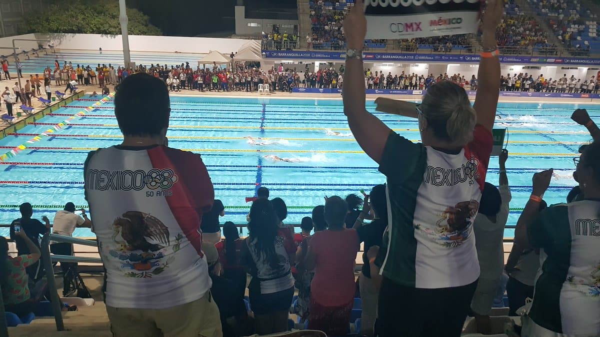 Natación suma un oro, cinco platas y dos bronces a la cuenta mexicana en JCC