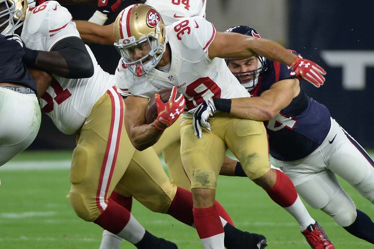 San Francisco 49ers: Jarryd Hayne, RB: Calificación B-