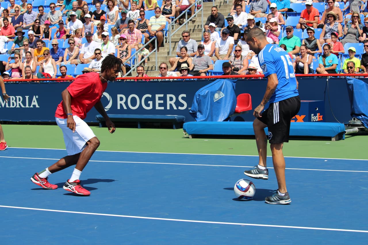 Andrés Romero cara a cara con Gael Monfils.