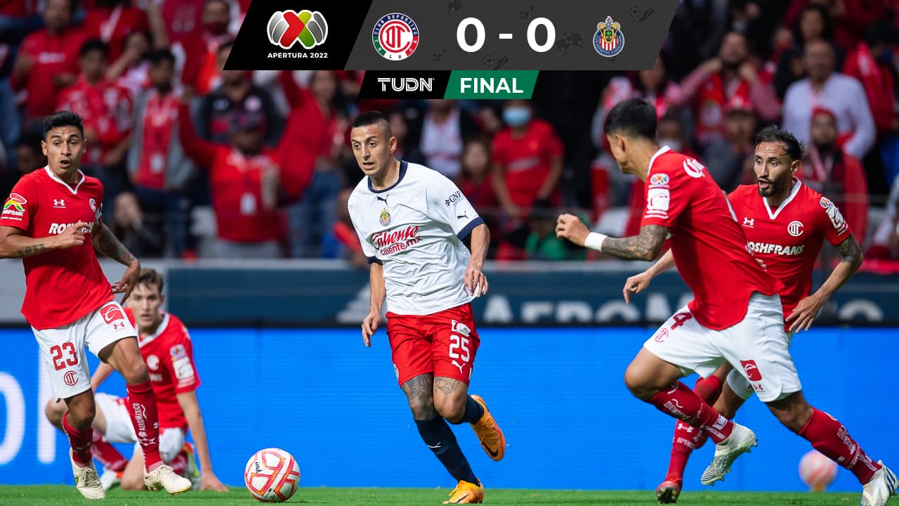 Chivas empata con Toluca después de polémico final