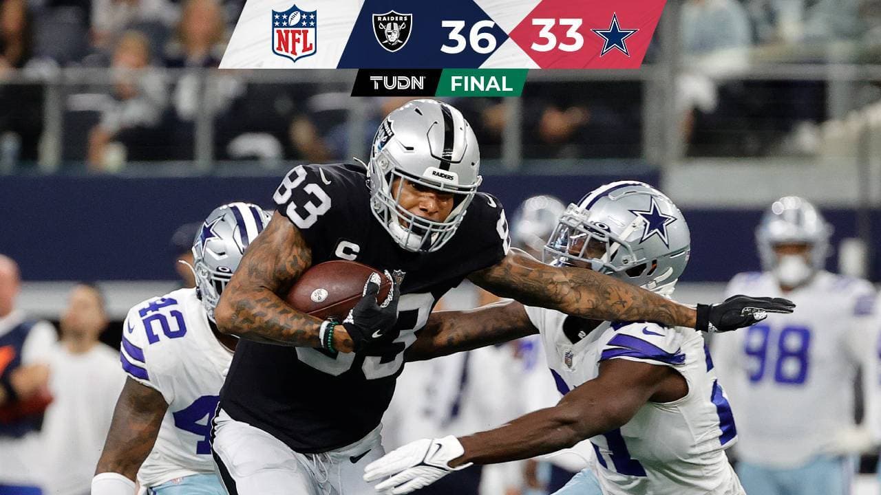 Cowboys se recuperó para el tiempo extra, pero perdió ante Raiders