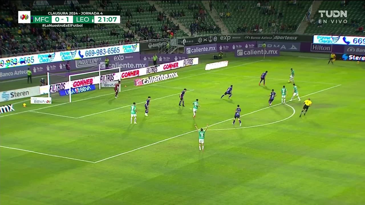 ¡GOOOL! Andrés Montaño anota para Mazatlán FC.