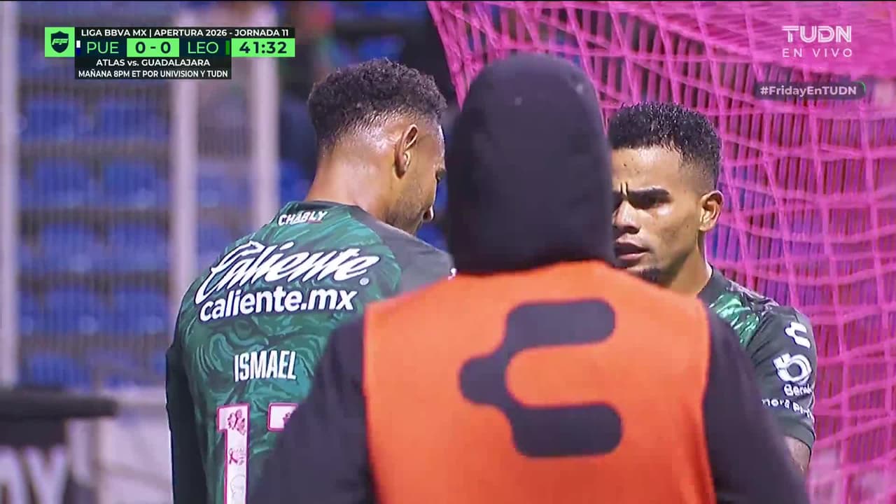 ¡Gol de la Fiera! Ismael Díaz rompe el cero y adelanta a León ante Puebla