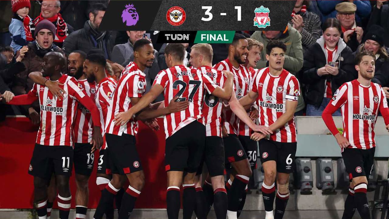 El Brentford sorprende al Liverpool y le arranca una victoria histórica
