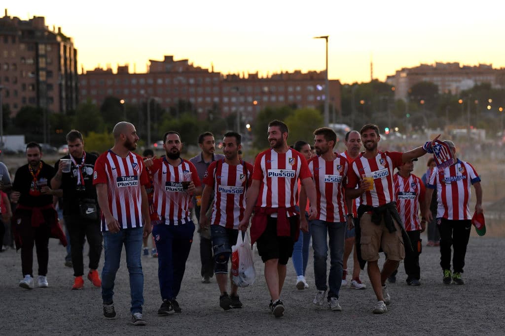 La afición del 'Atleti' ha pasado de moverse de una zona cercana al centro de Madrid al oriente de la ciudad, pero las comodidades del Wanda seducen.