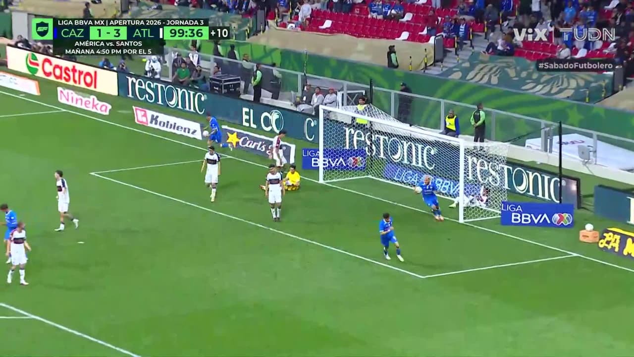 ¡Cruz Azul se niega a morir! Gol de Palavecino para el 2-3
