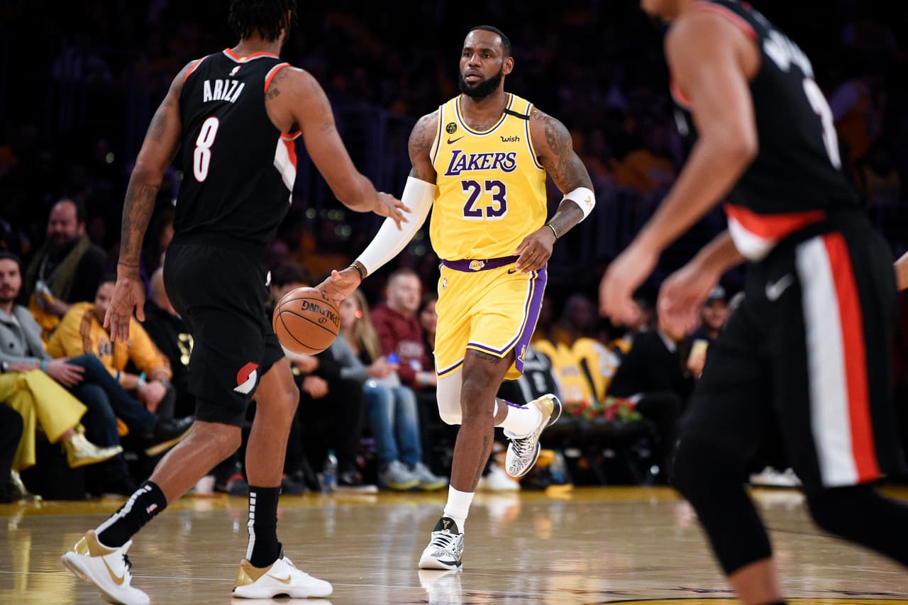 (1) Los Angeles Lakers vs. (8) Portland Trail Blazers