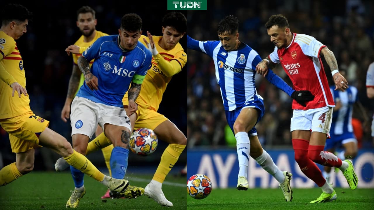 Barça y Napoli empatan, Porto gana en el último suspiro
