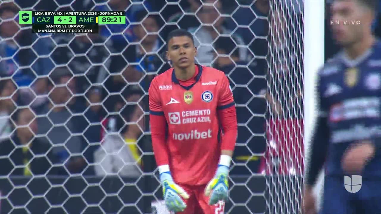 ¡GOL!  anota para América. Miguel Borja