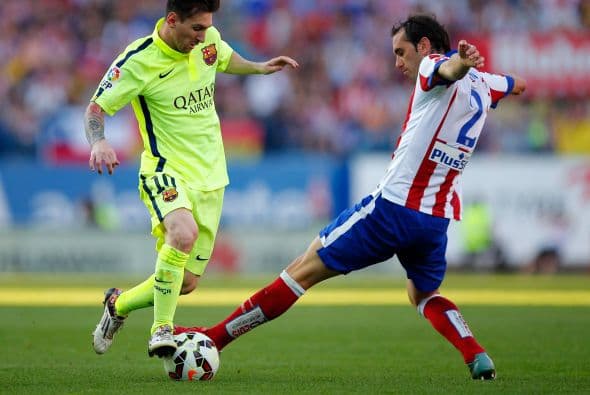 El cuadro catalán llegó al Vicente Calderón con la misión de sacar puntos para asegurar el título en España.