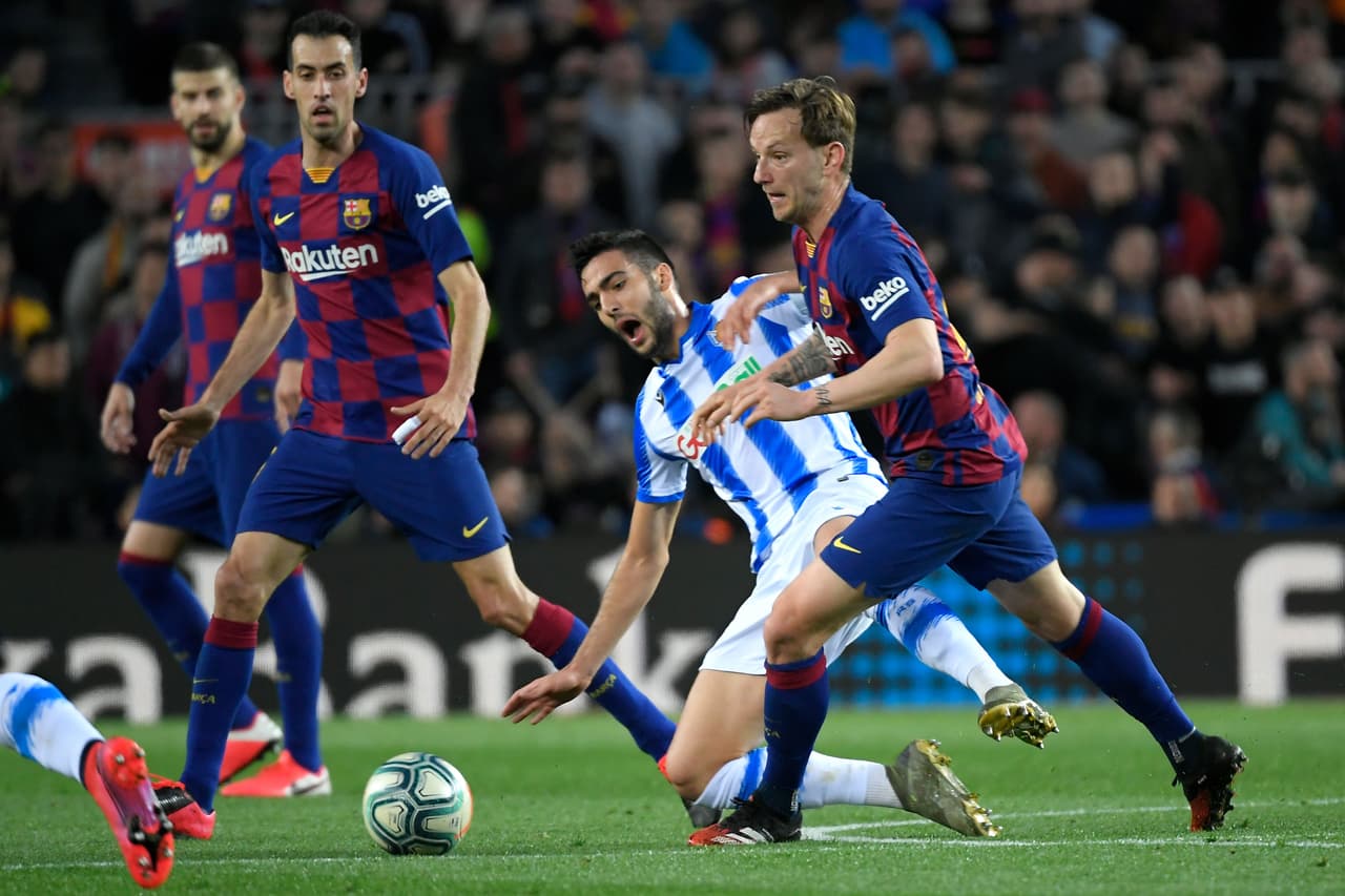 El dominio de Barcelona en el primer tiempo era evidente.