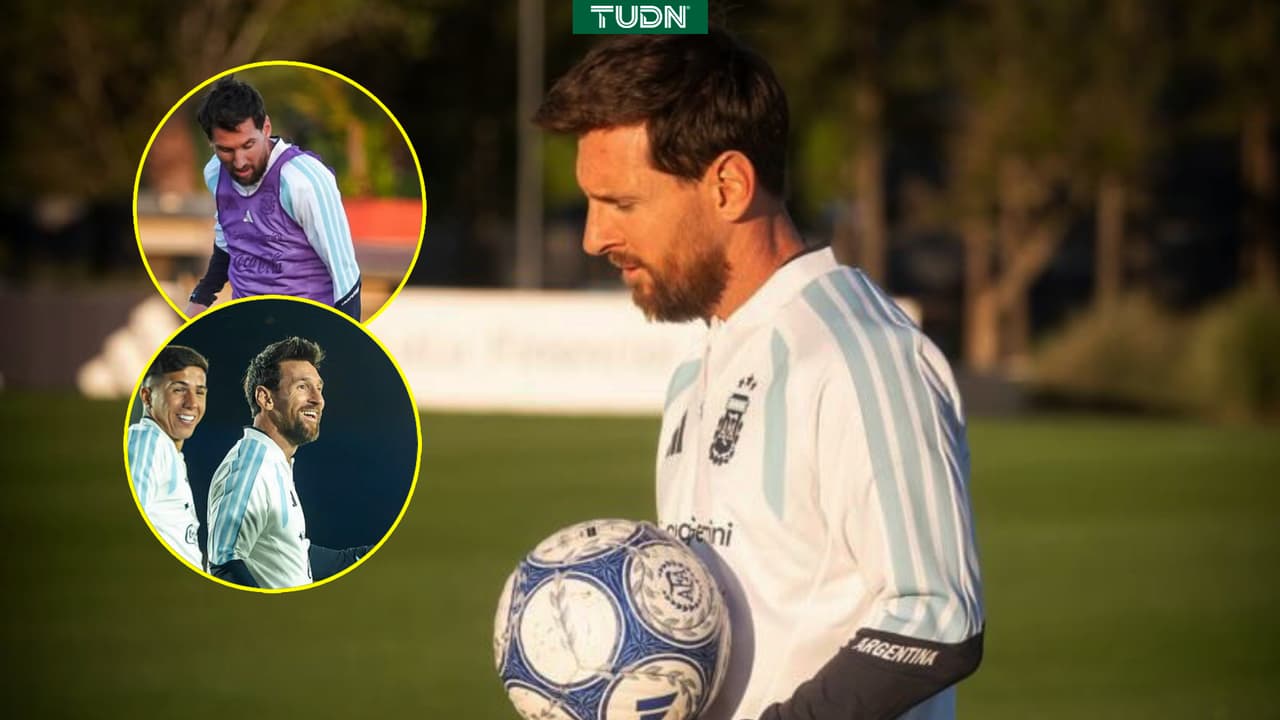 Así vivió Messi su último entrenamiento con Argentina
