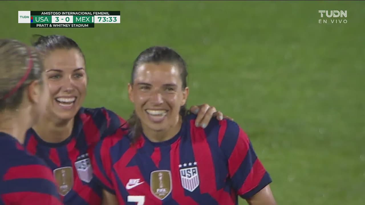 ¡Golazo! Heath consigue el 3-0 del Team USA con un zapatazo