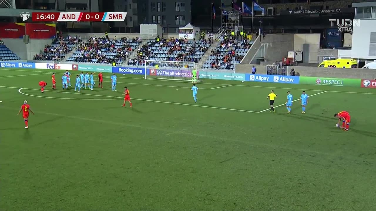 ¡GOL!  anota para Andorra. Marc Vales González