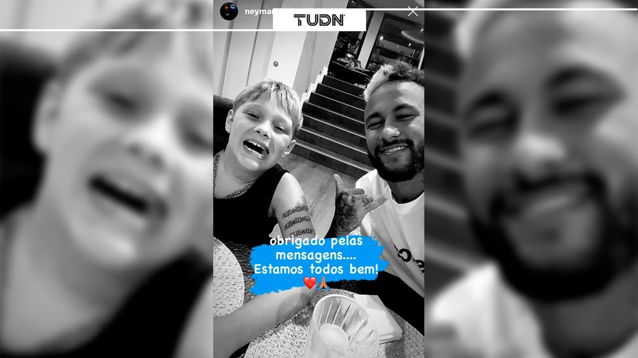 Neymar agradece apoyo tras tener coronavirus: "Estamos bien"