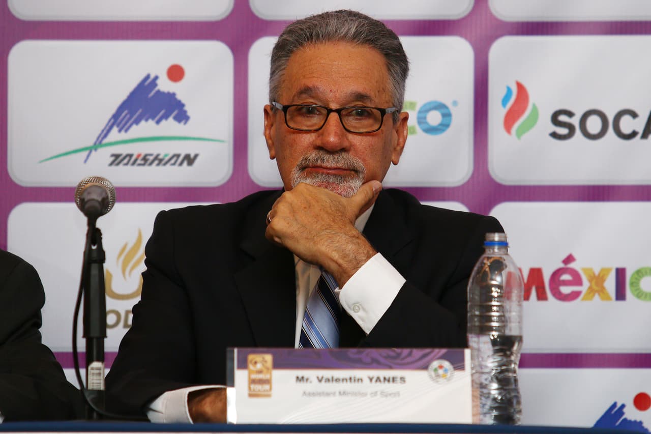Valentín Yanes durante el sorteo de combates del World Judo Master Guadalajara 2016.