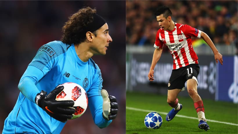 Las posibilidades de Guillermo Ochoa e Hirving Lozano en Champions