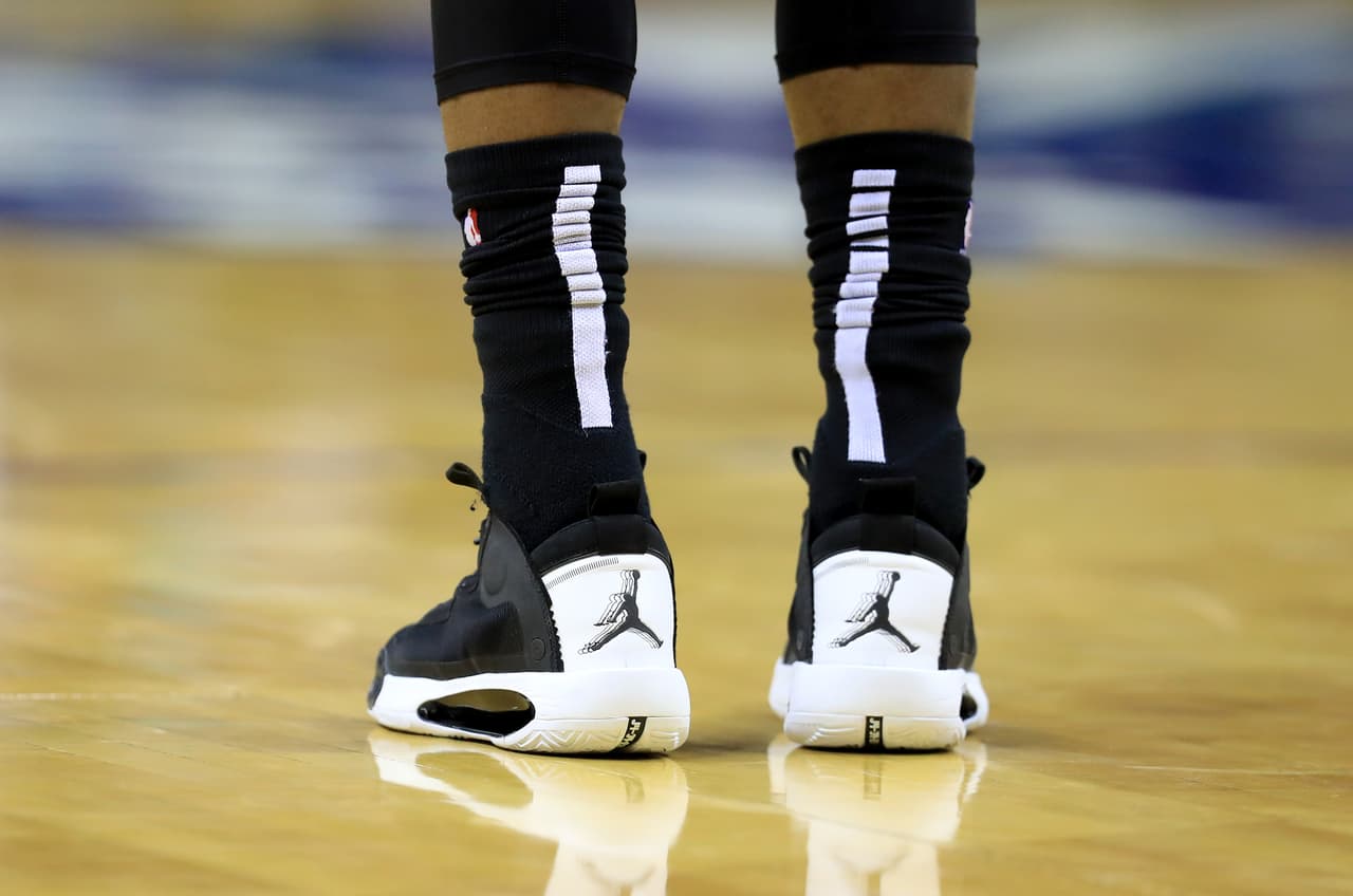 Los tenis de Kemba Walker #8 de Boston Celtics.