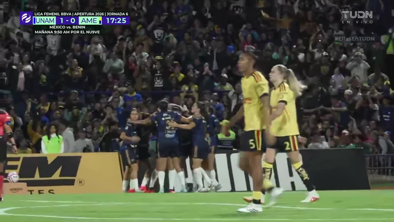 ¡Ruge Ciudad Universitaria! Pumas anota el primero sobre el América