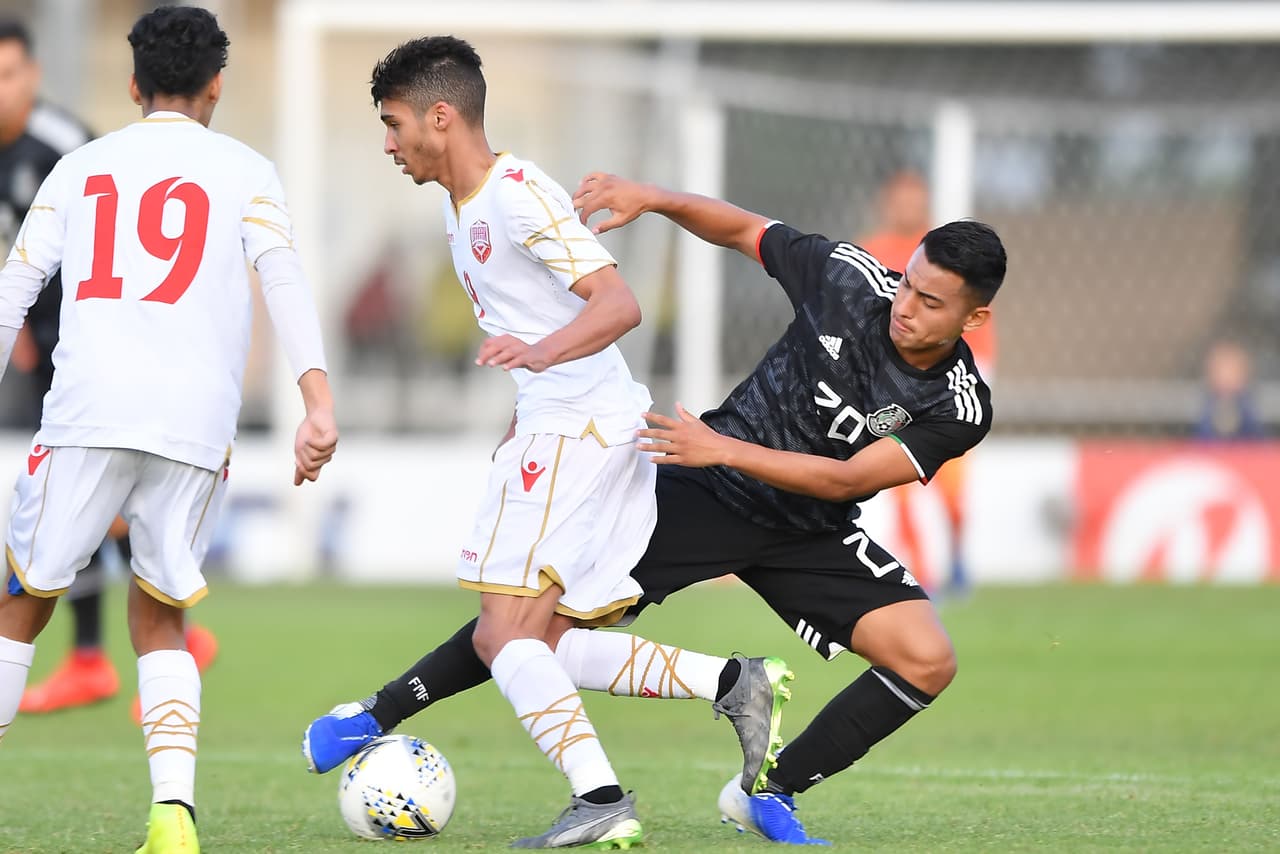 La selección de Baréin mostró poco y realmente no tuvo opciones para descontar en el partido.