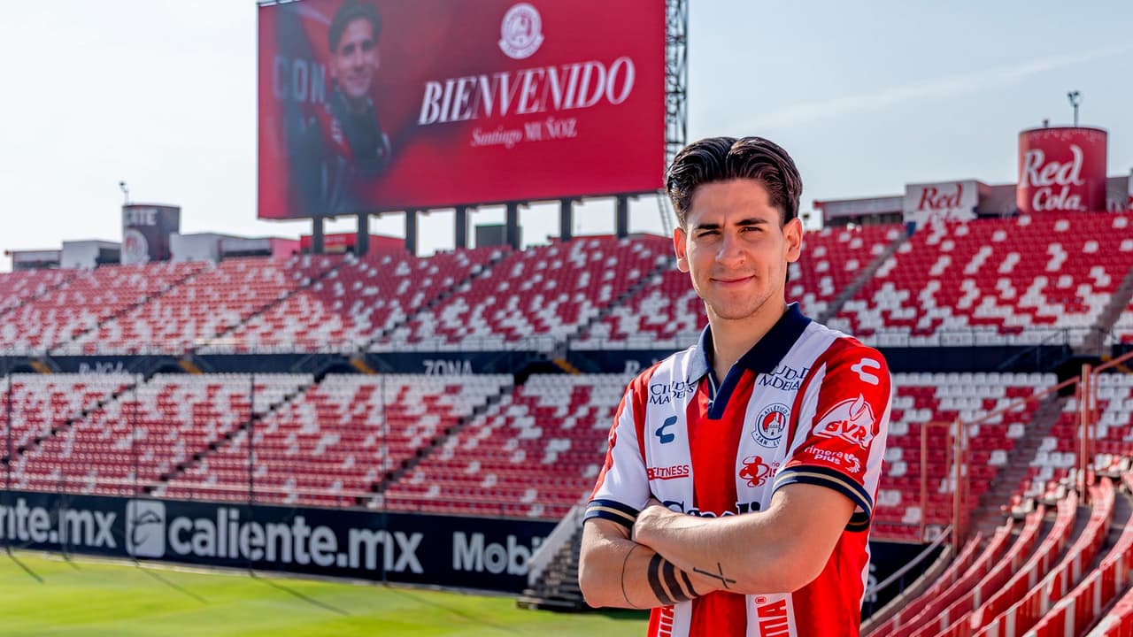 Santiago Muñoz regresa a la Liga MX con Atlético San Luis