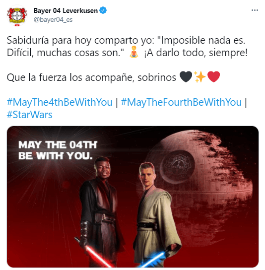 Bayer Leverkusen se une a la celebración.