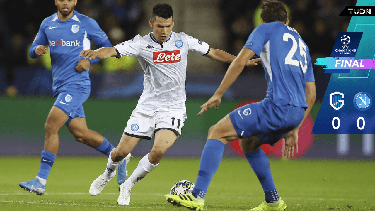 Napoli y ‘Chucky’ Lozano se estrellan contra Genk