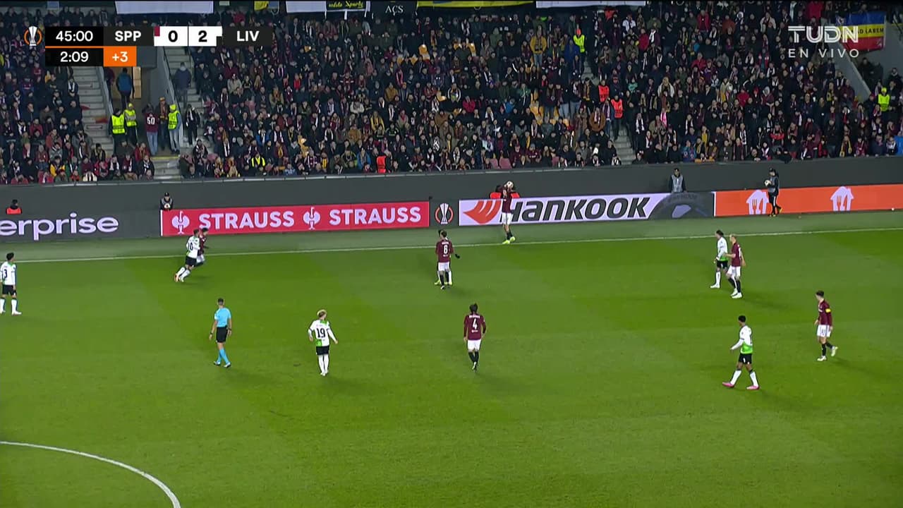 ¡GOL!  anota para Liverpool. Darwin Núñez