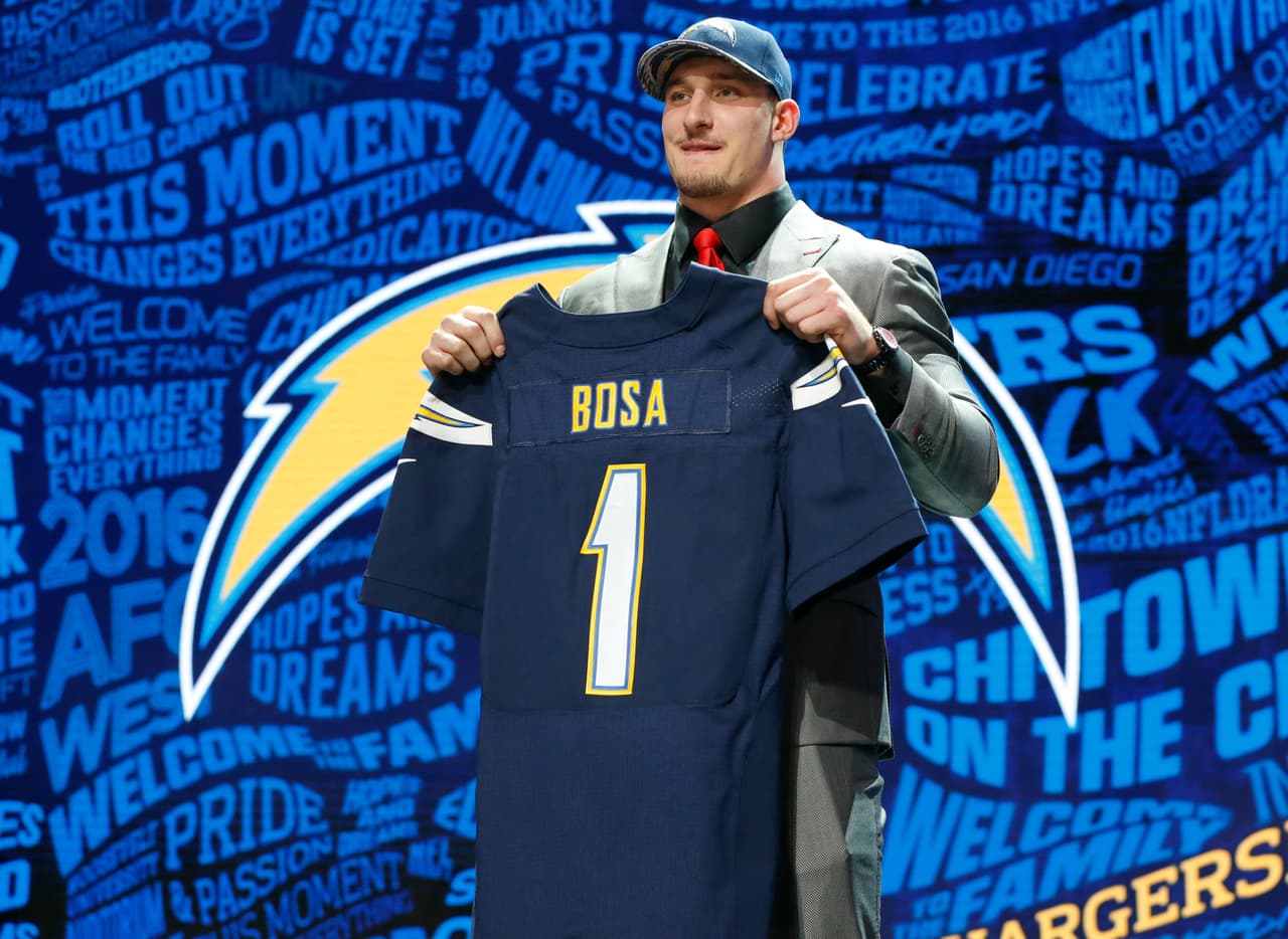 Las selecciones de los 32 equipos en el Draft: Chargers sorprendió con Bosa