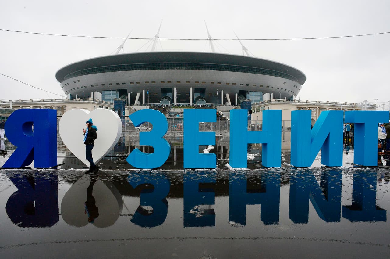 Zenit inaugura el estadio que acogerá la final de la Copa Confederaciones