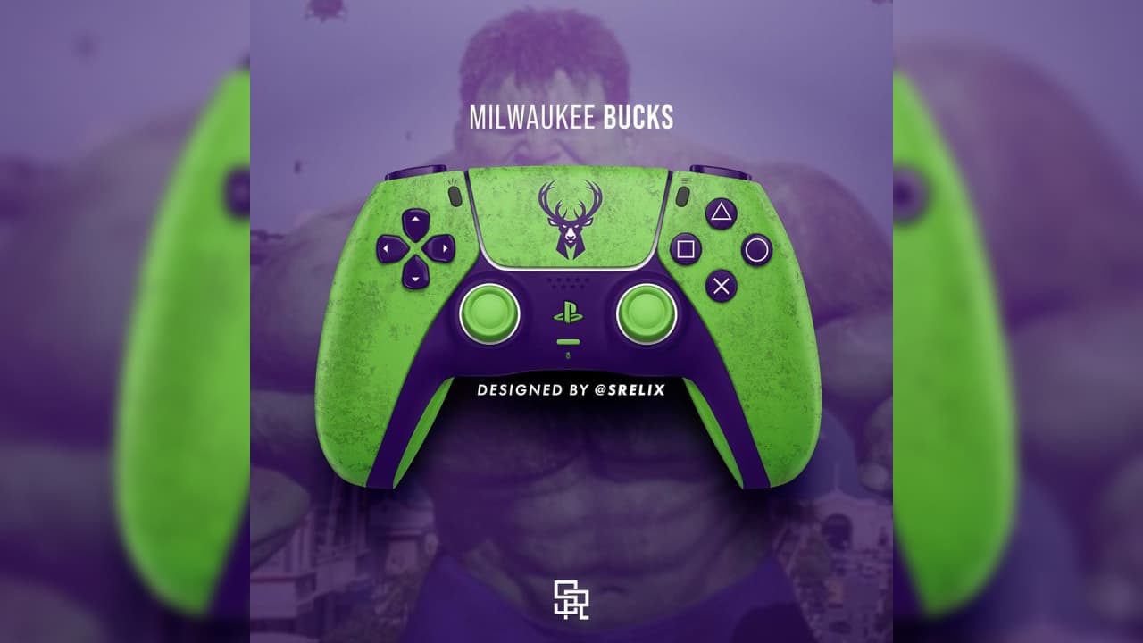Milwaukee Bucks | El famoso artista gráfico, Mikey Halim, fusionó la NBA con los héroes y villanos de los diferentes universos para crear un nuevo concepto de controles para PlayStation 5 y Xbox X. El resultado es simplemente espectacular.