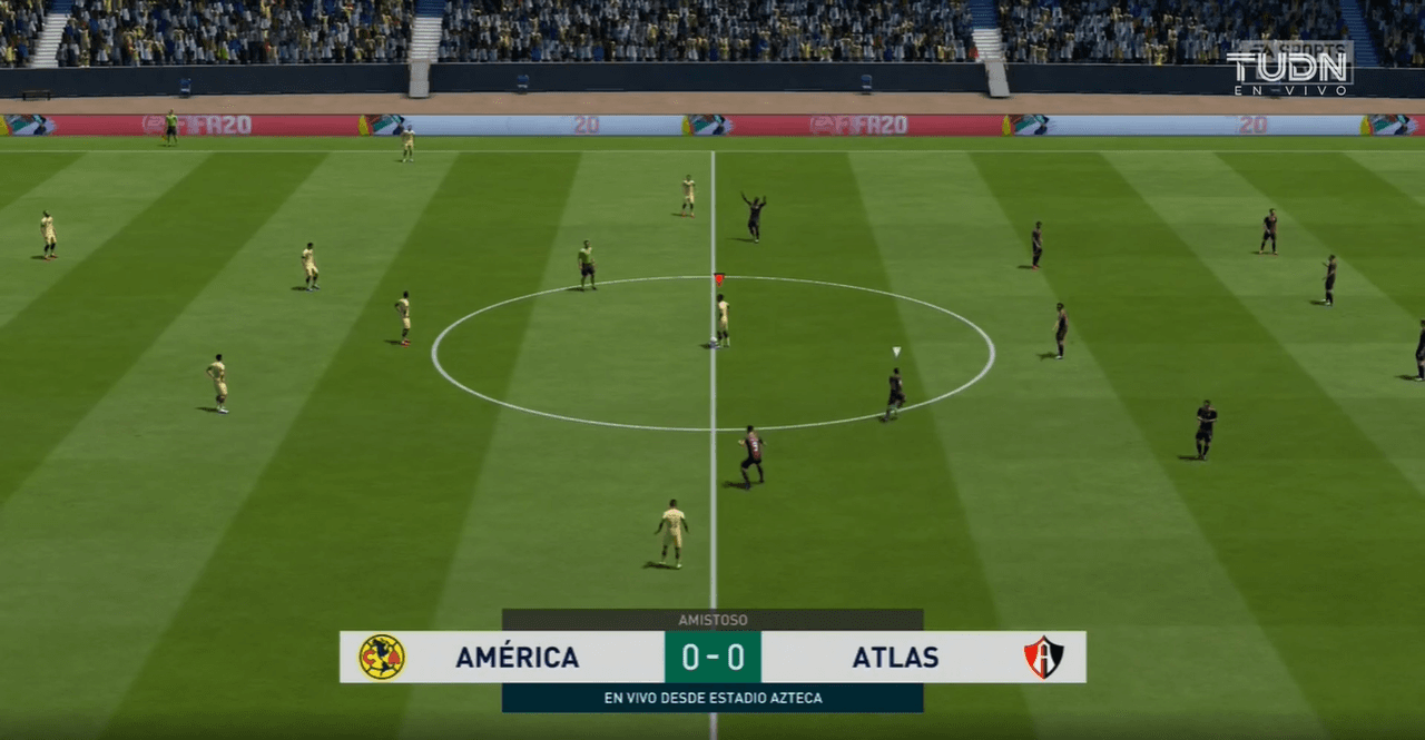 El América, a manos de Cáceres, vence por dos goles a el Atlas comandado por Acosta. Esta es la tercera victoria consecutiva de las Águilas en la eLiga MX.