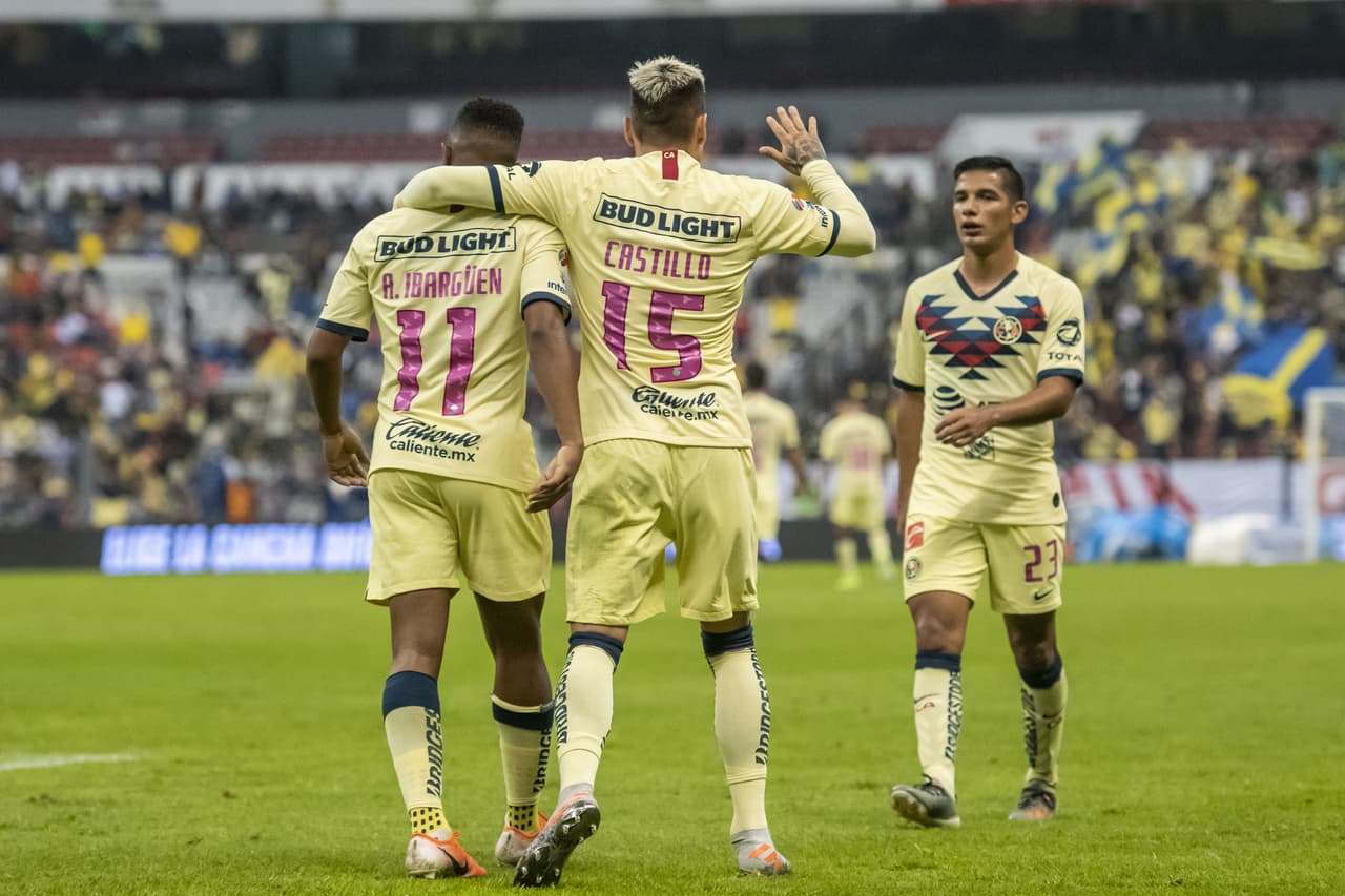 Con goles de Nicolás Castillo al 65 y Andrés Ibarguen al 82, América gana y llega a 25 puntos.