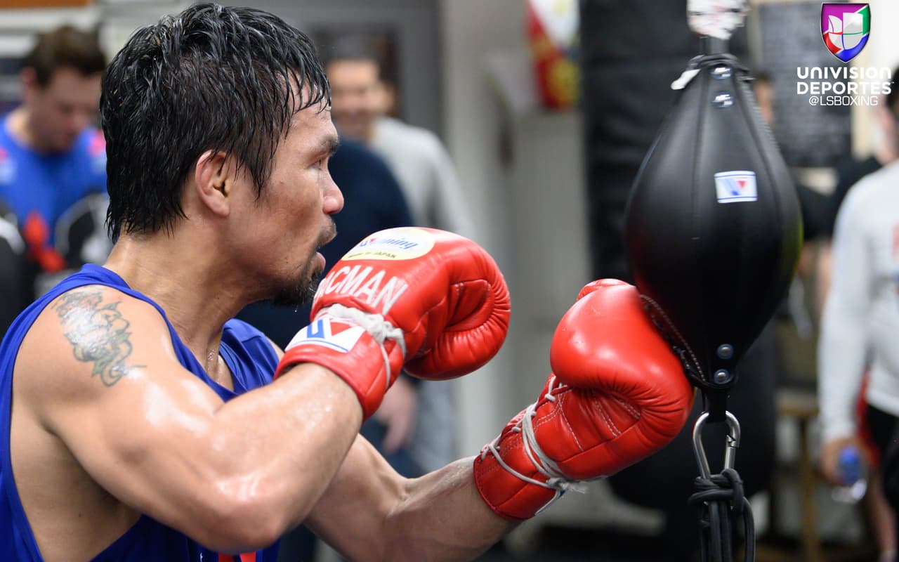 Manny Pacquiao y Adrien Broner se enfrentarán el sábado 19 de enero en el MGM Grand de Las Vegas por la faja AMB wélter del filipino.