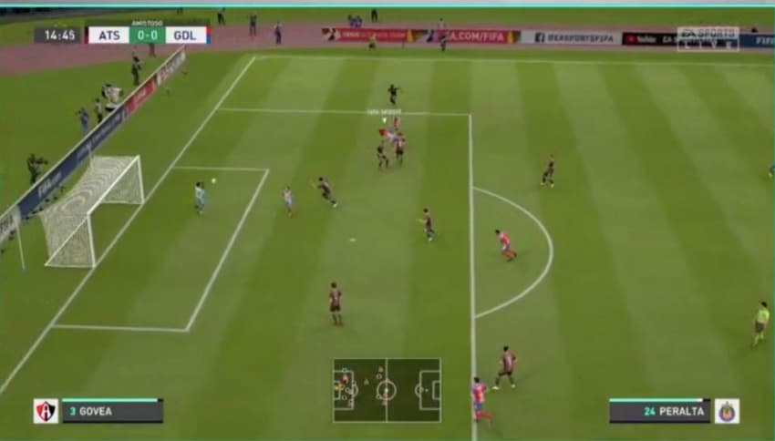 Fernando Beltrán se puso las ìlas en el segundo tiempo y consiguió el gol del empate para dividir los puntos.