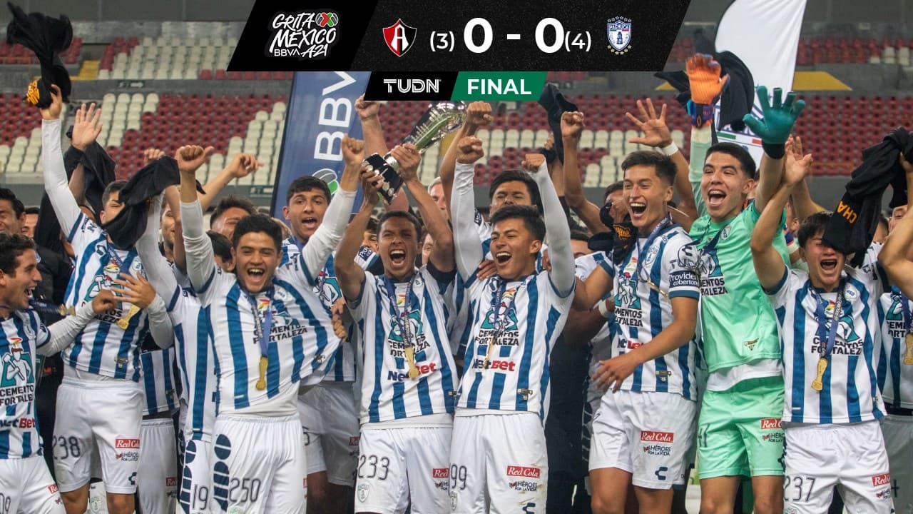 ¡Pachuca es el primer campeón de la Liga BBVA MX Sub 18!