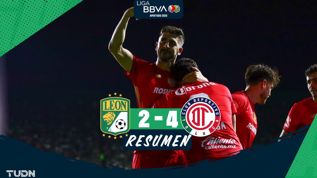 Resumen | Toluca juega en otra Liga, golea a León en su estadio