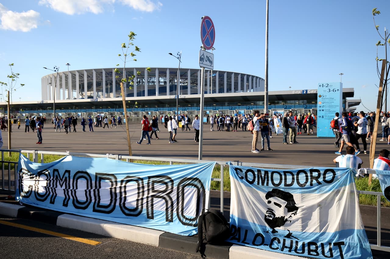 Los fanáticos de Argentina se aferran a la capacidad de Lionel Messi en su duelo contra Croacia, cuyos hinchas también hacen parte del colorido en el segundo partido de ambos equipos en Rusia 2018.