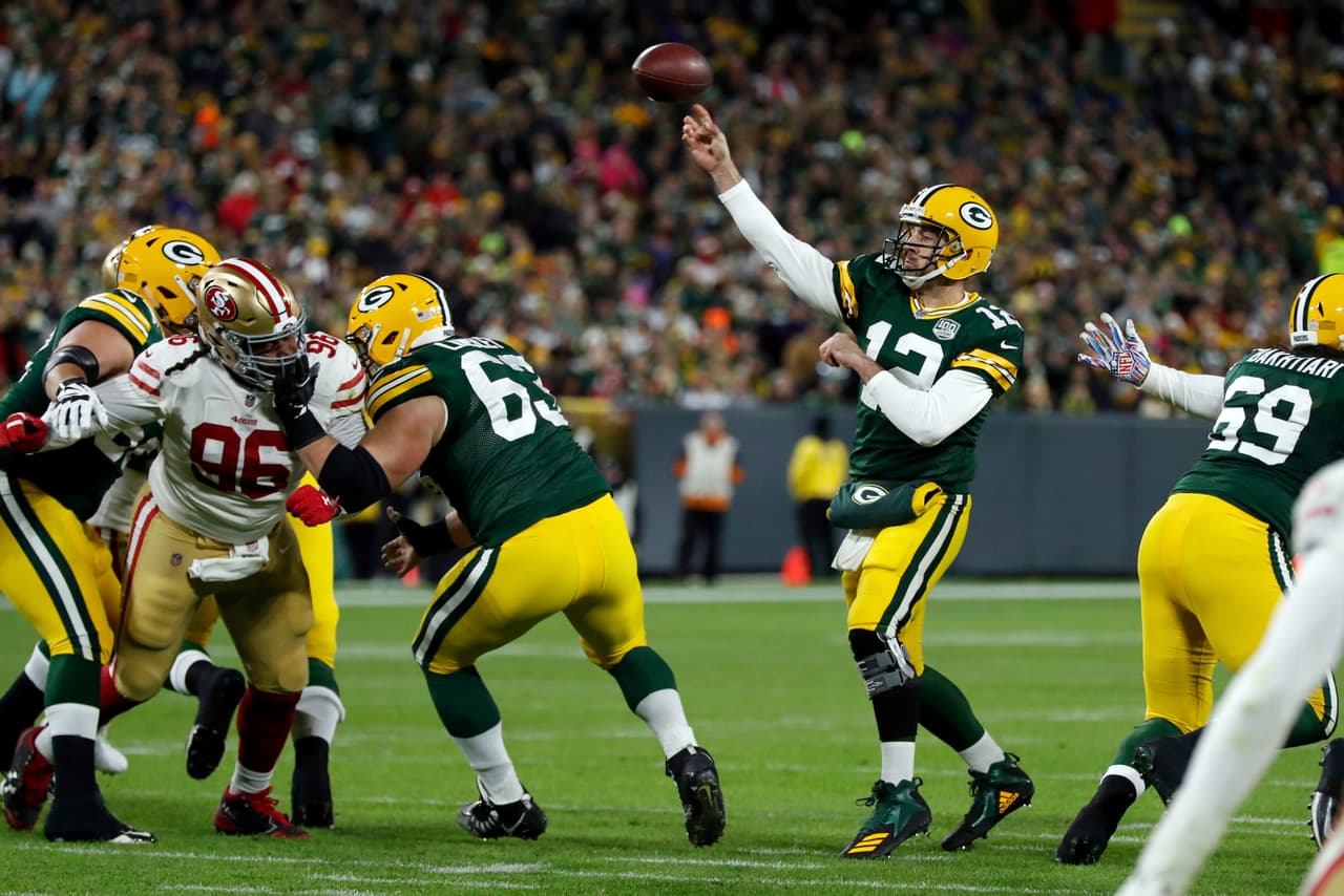 <b>13) Green Bay Packers (3-2-1)</b>. La buena noticia es que vienen de ganar y tuvieron semana de descansa. La mala, cuando reanuden su temporada, lo harán ante el único invicto de la NFL, los Rams.