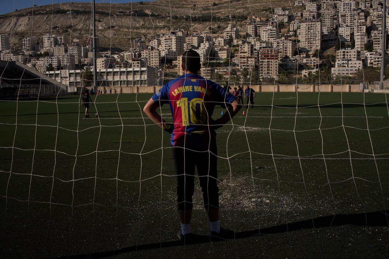 Una esperanza en medio del conflicto, la pasión futbolera de los niños palestinos