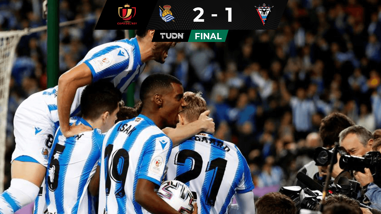 Real Sociedad toma ventaja ante el Mirandés