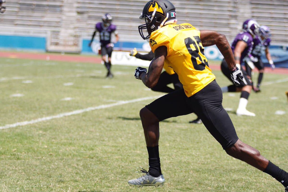 ‘Ochocinco’ se siente más mexicano que el chile tras anotar en la LFA