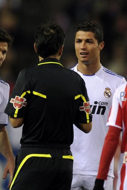 Cristiano era de los que más reclamaba a los árbitros.
